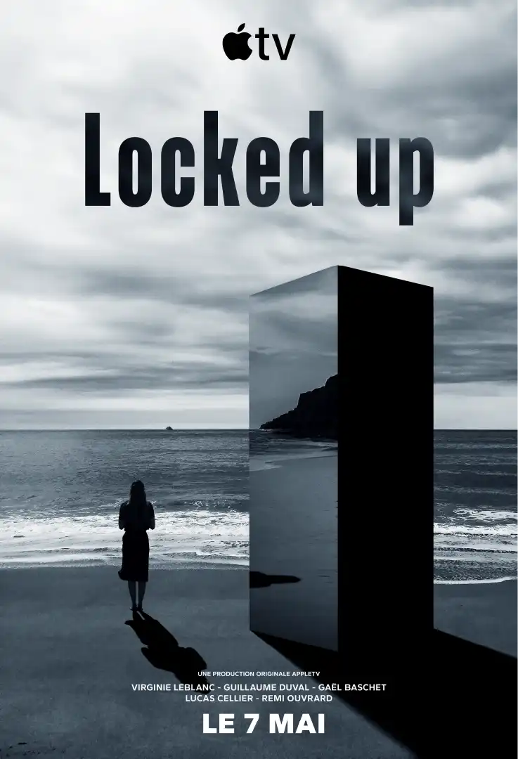 Affiche pour Locked Up : une série fictive de science-fiction et mystère Apple TV