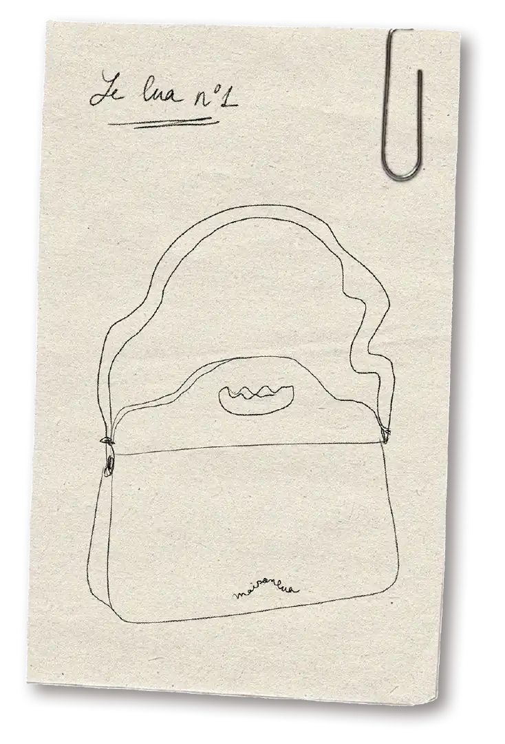 Croquis du sac Lua