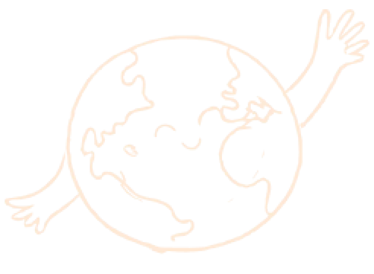 Illustration de la Terre avec un visage